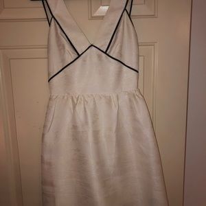 White satin dress